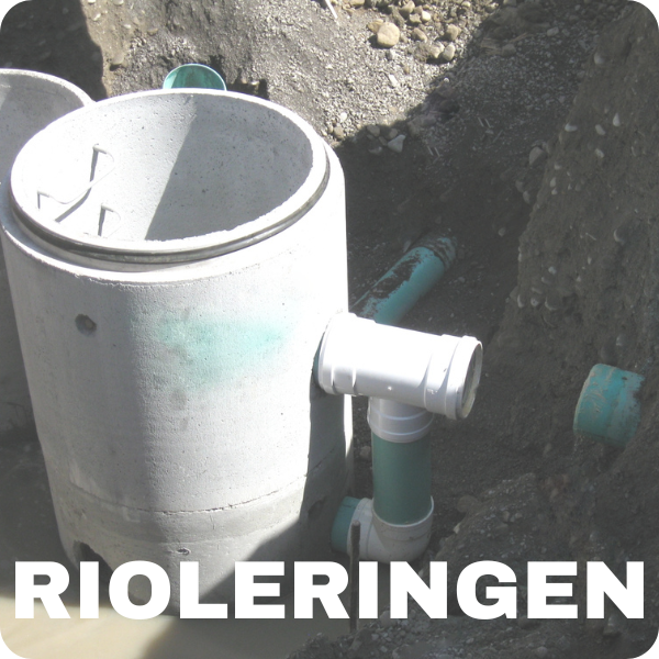 Plaatsing van nieuwe riolering tijdens grondwerken in Limburg